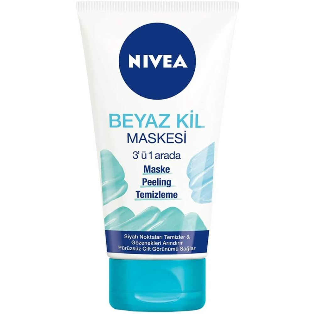 Nivea 3'ü 1 Arada 150 Ml Beyaz Kil Maskesi