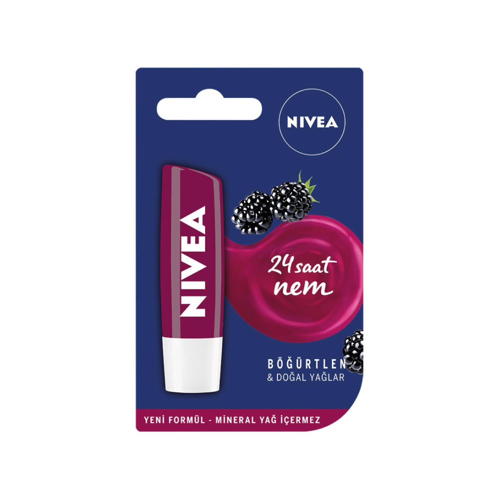 Nivea Dudak Kremi Böğürtlen