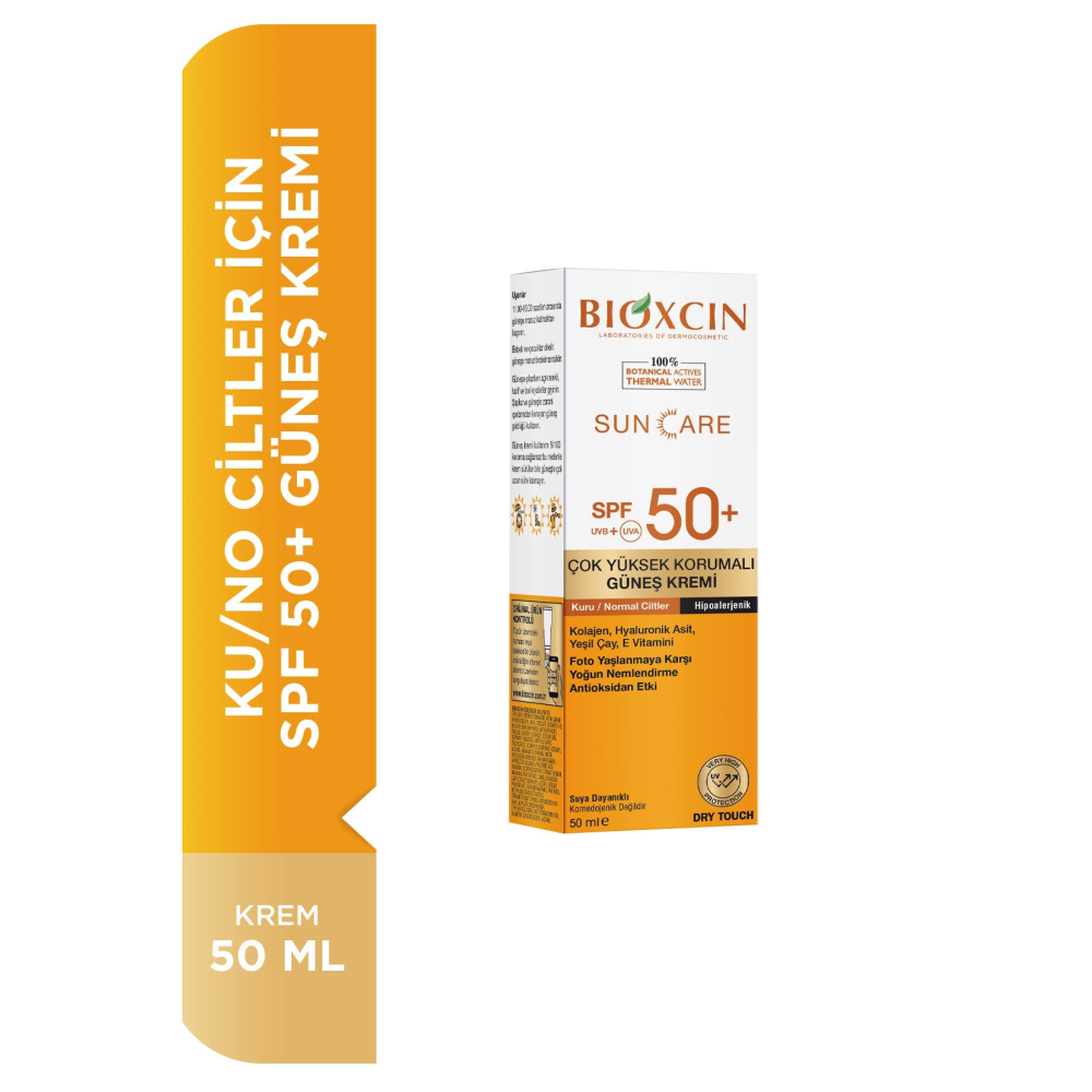 Bioxcin Sun Care Çok Yüksek Korumalı Kuru Ciltler için Güneş Kremi Spf 50+ 50ml