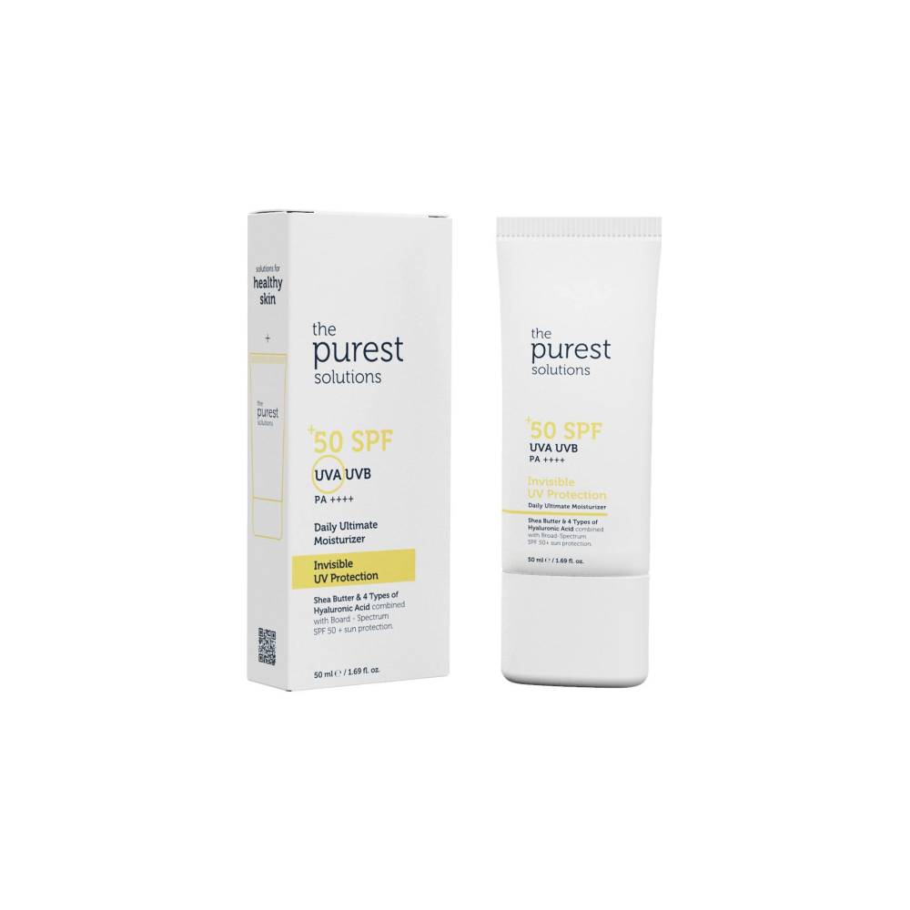 The Purest Solutions - Invisible Uv Protection, Daily Intensive Moisturizer 50+ Spf 50Ml