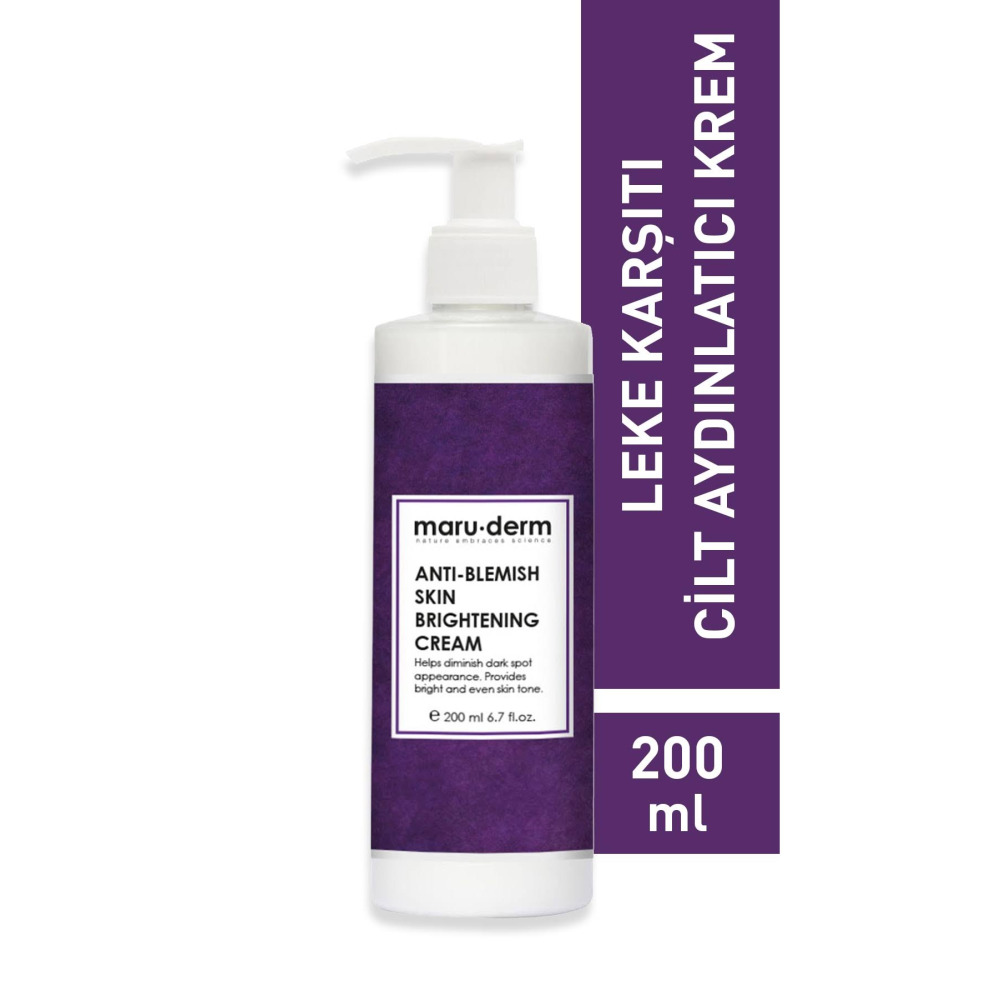 Maruderm Leke Karşıtı Cilt Beyazlatıcı Bakım Kremi 200 ML