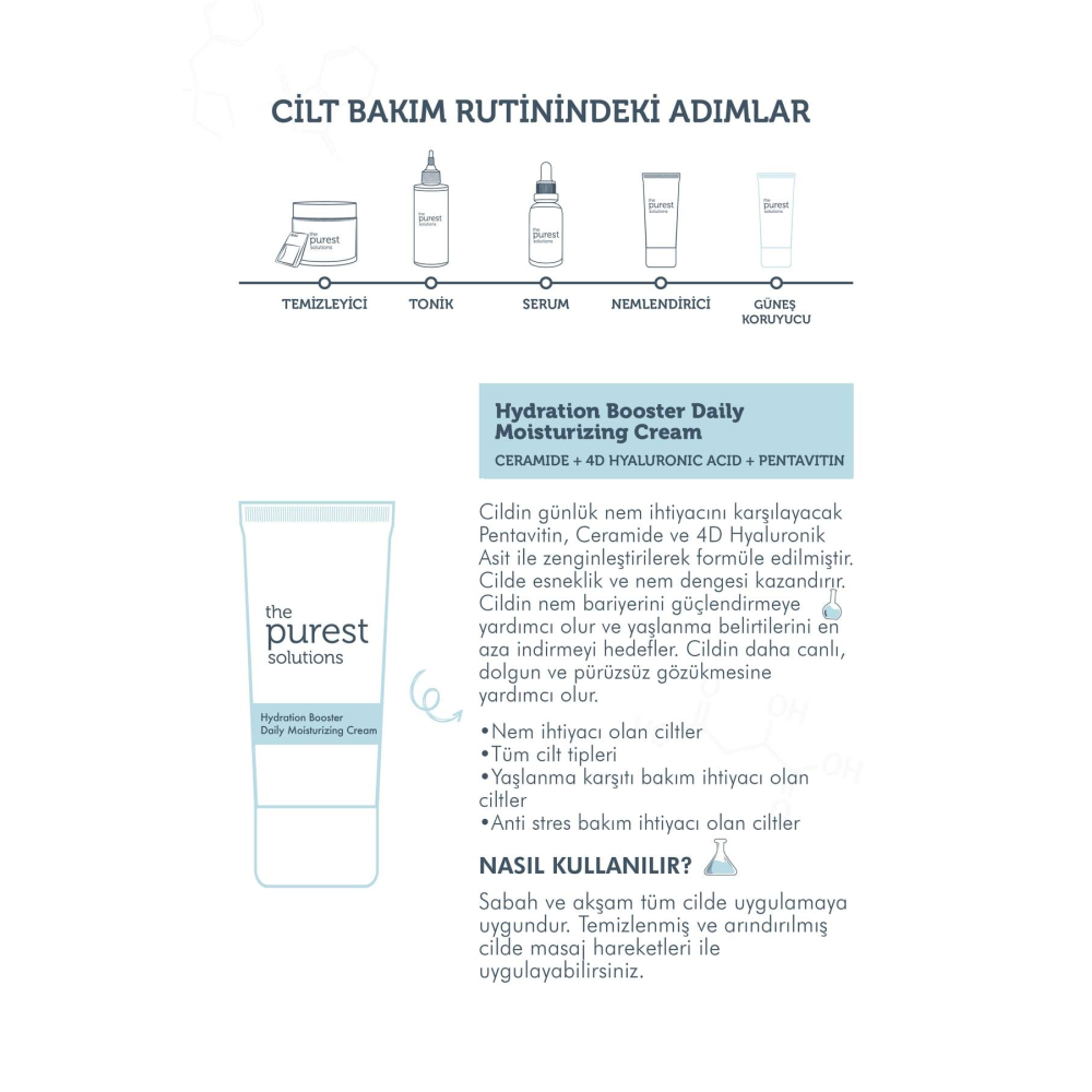 The Purest Solutions Günlük Nemlendirici Bakım Kremi 50 ml