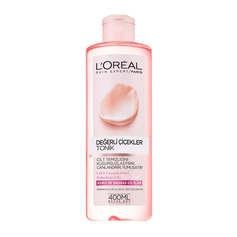 Loreal Paris Değerli Çiçekler Tonik 400 Ml Kuru ve Hassas