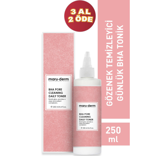 Maru.Derm Bha Tonik Gözenek Sıkılaştırıcı, Siyah Nokta Karşıtı 250 Ml