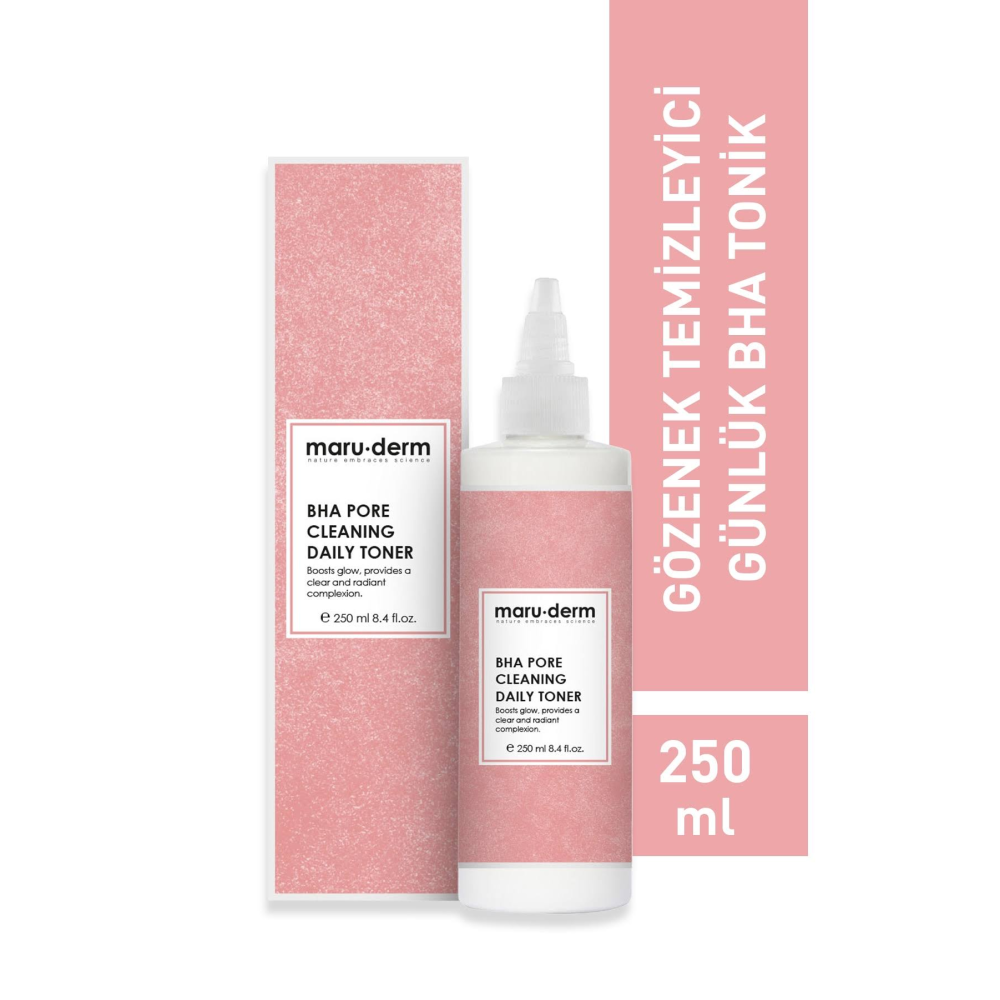 Maru.Derm Bha Tonik Gözenek Sıkılaştırıcı, Siyah Nokta Karşıtı 250 Ml