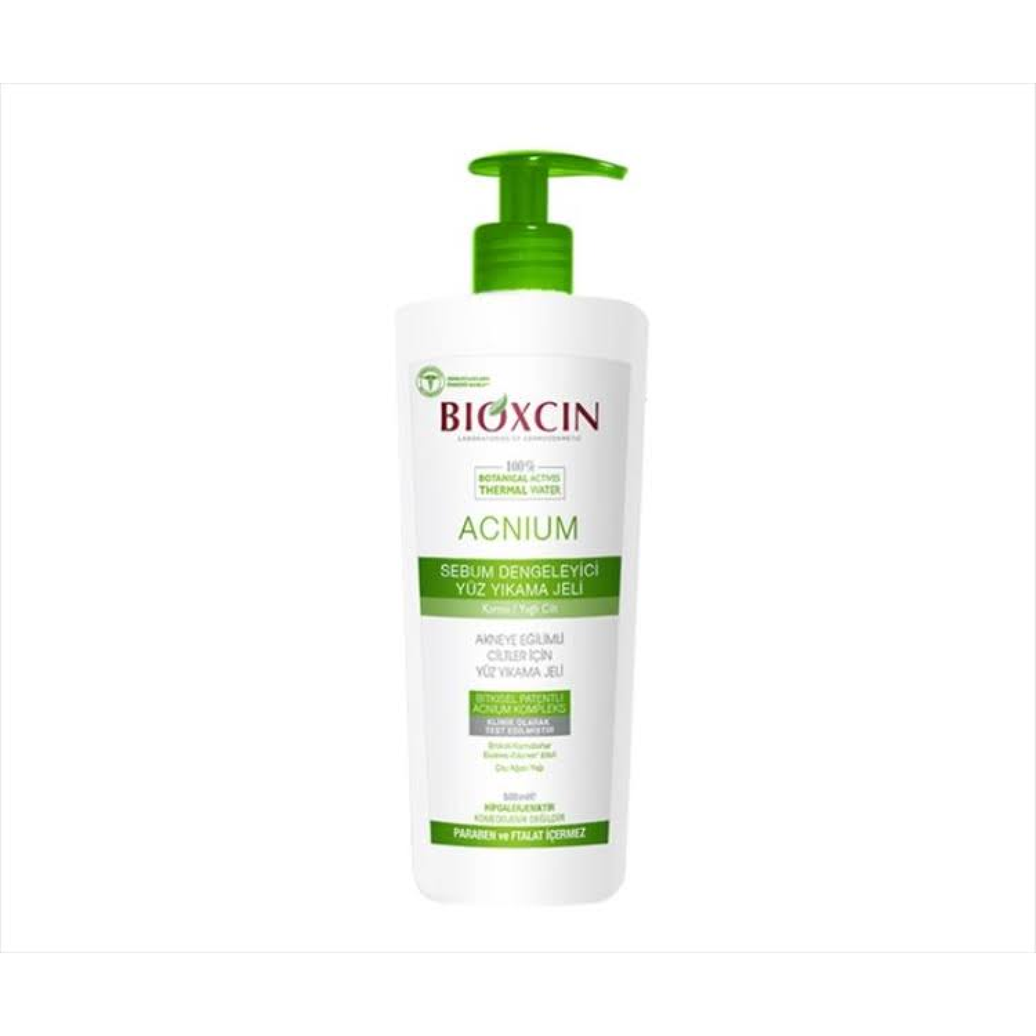 Bioxcin Acnium Sebum Dengeleyici 500 Ml Yüz Yıkama Jeli