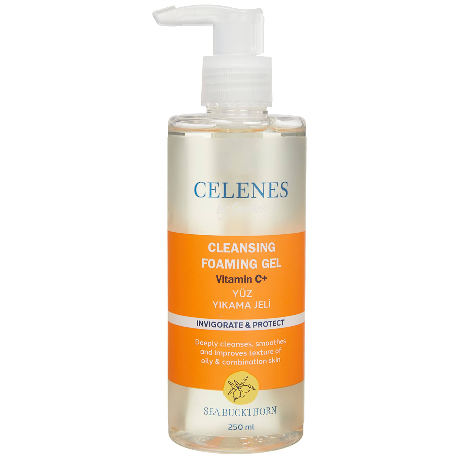 Celenes Sea Buckthorn Yüz Yıkama Jeli 250ml Yağlı/Karma