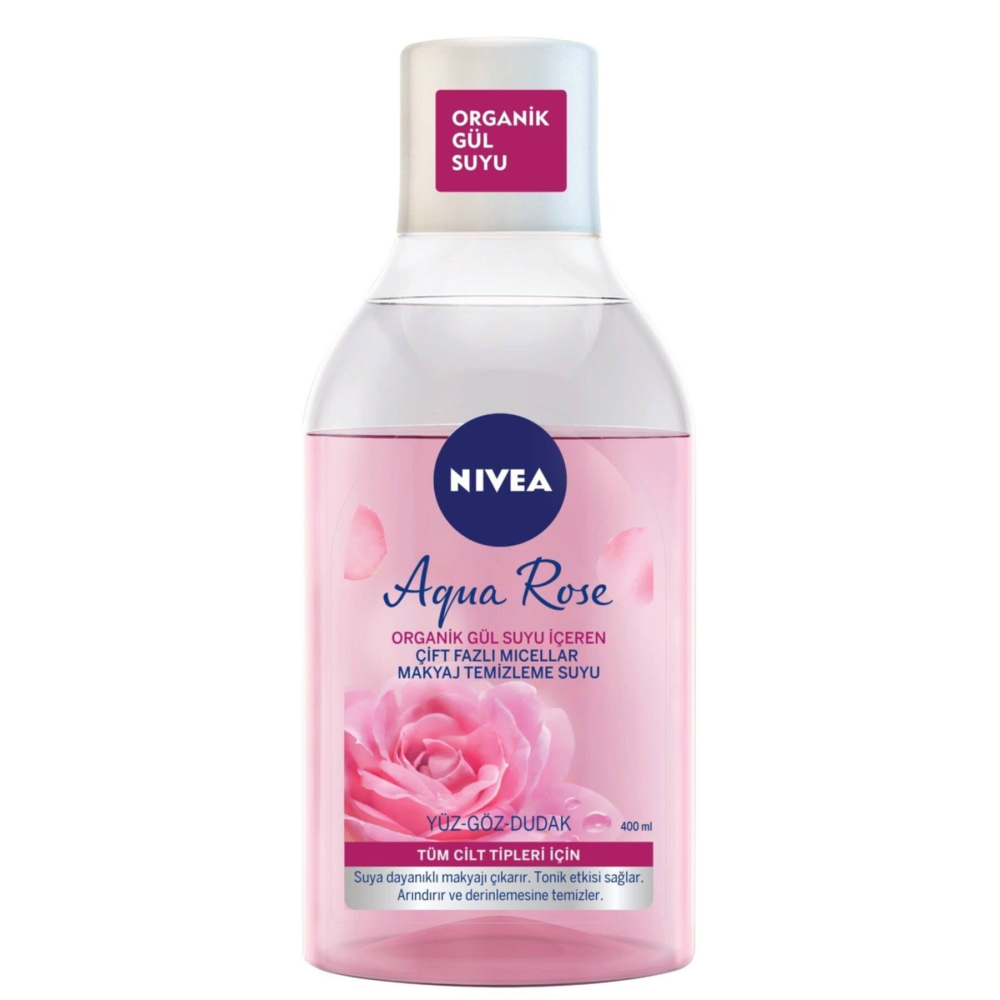 Nivea Gül Suyu Içeren Çift Fazlı Makyaj Temizleme 400 Ml