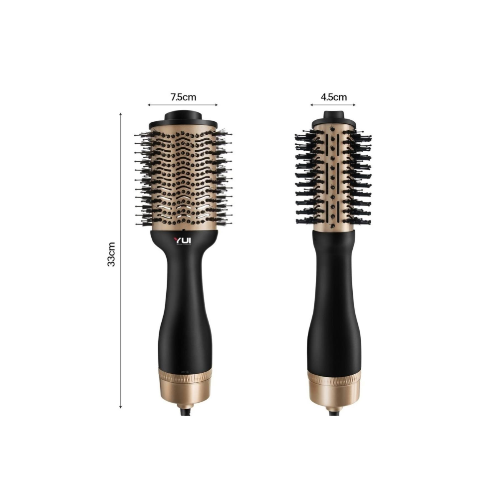 Yui KB-3030 4'ü 1 Arada Saç Şekillendirici Tarak Altın