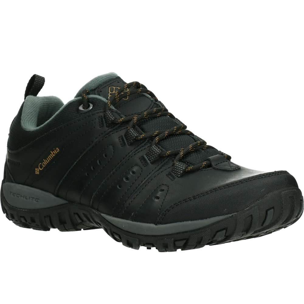 Columbia Woodburn Ii Waterproof Botlar Black, Caramel (010) US 17