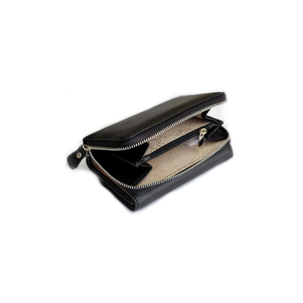 CENGİZ PAKEL Kadın Cüzdan 65218 Siyah-pudra