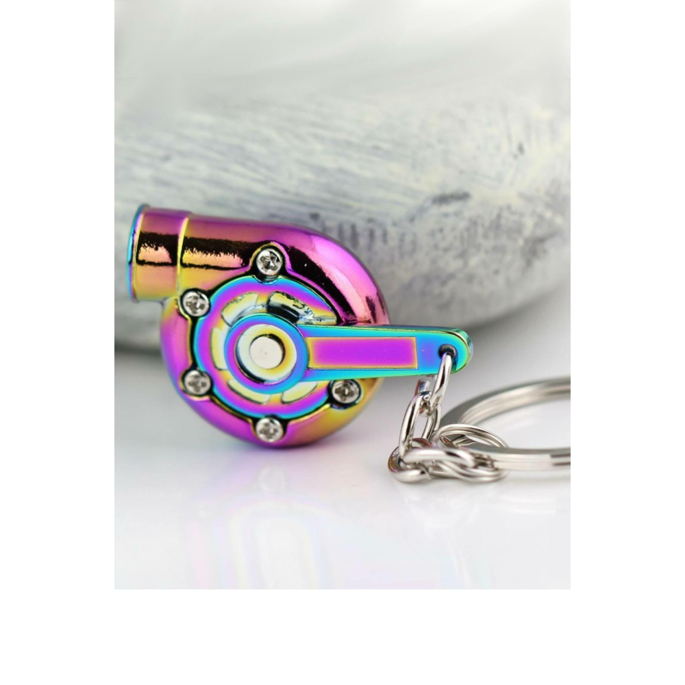 KDOT Metal Oto Anahtarlık Turbo Figürlü