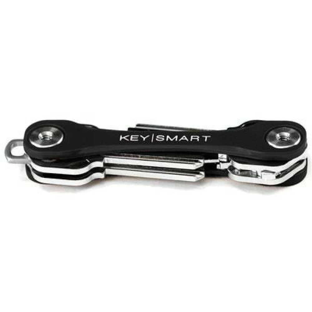 KeySmart-Flex - Kompakt Anahtar Tutucu ve Anahtarlık Organizatör (en fazla 8 Tuşlar, Siyah)