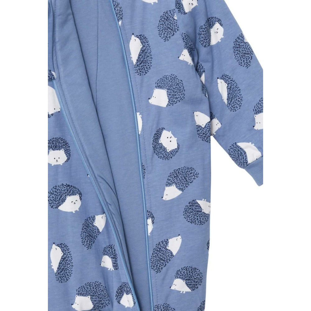 Bisiklet Yaka Uzun Kollu Baskılı Erkek Bebek Uyku Tulumu