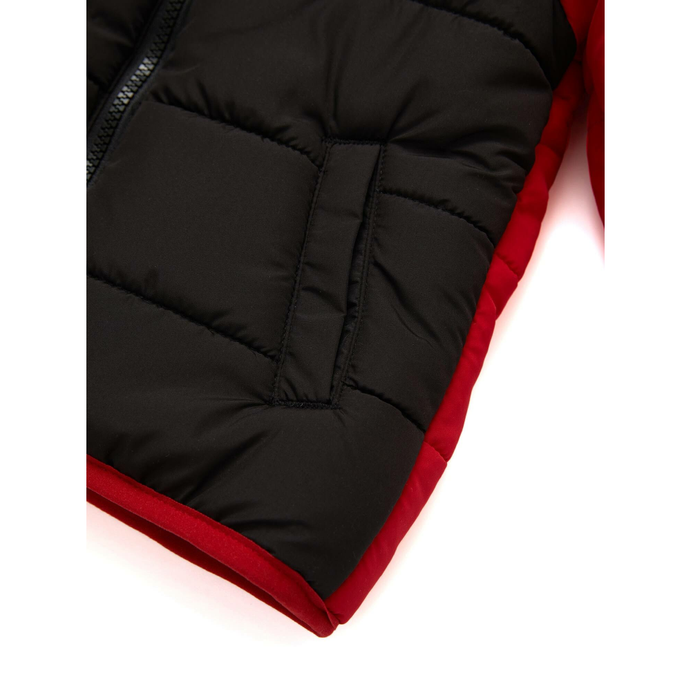 DeFacto Erkek Bebek Su İtici Kapüşonlu Polar Astarlı Mont