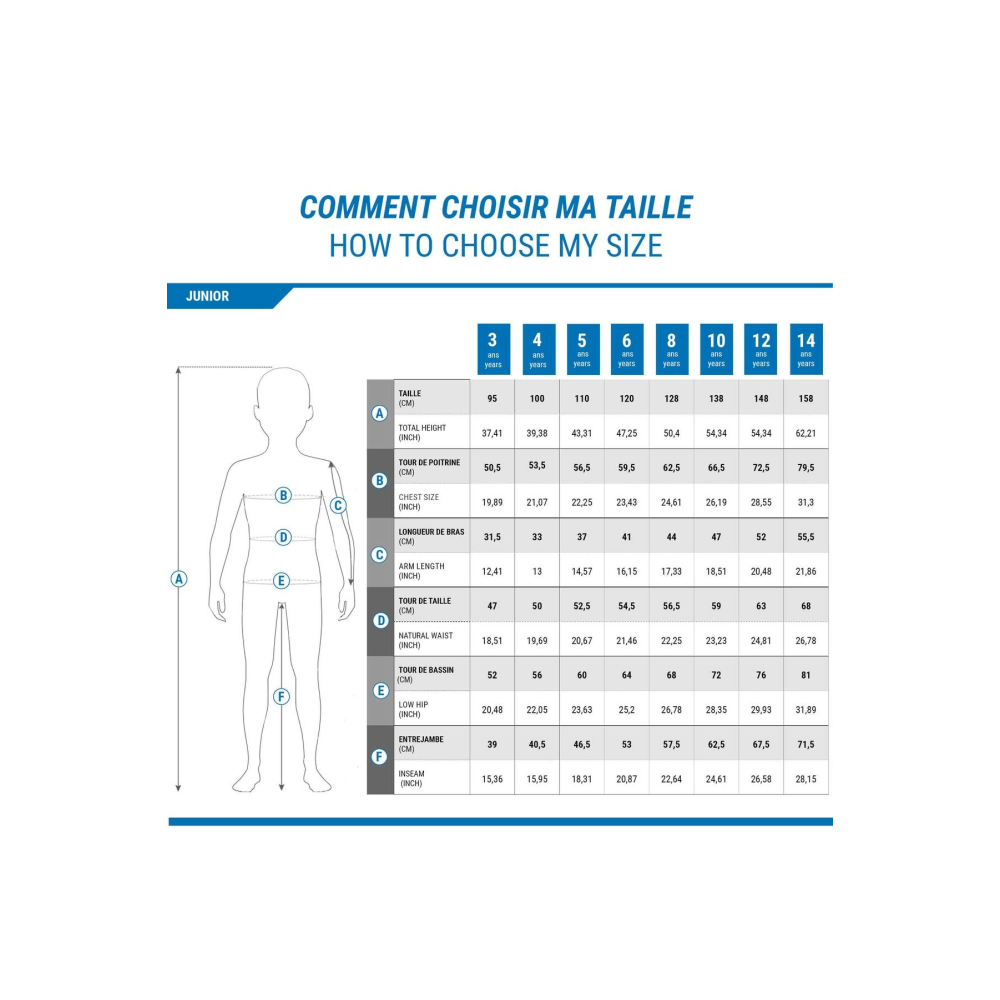 Decathlon Çocuk Kayak Pantolonu - Gri 100