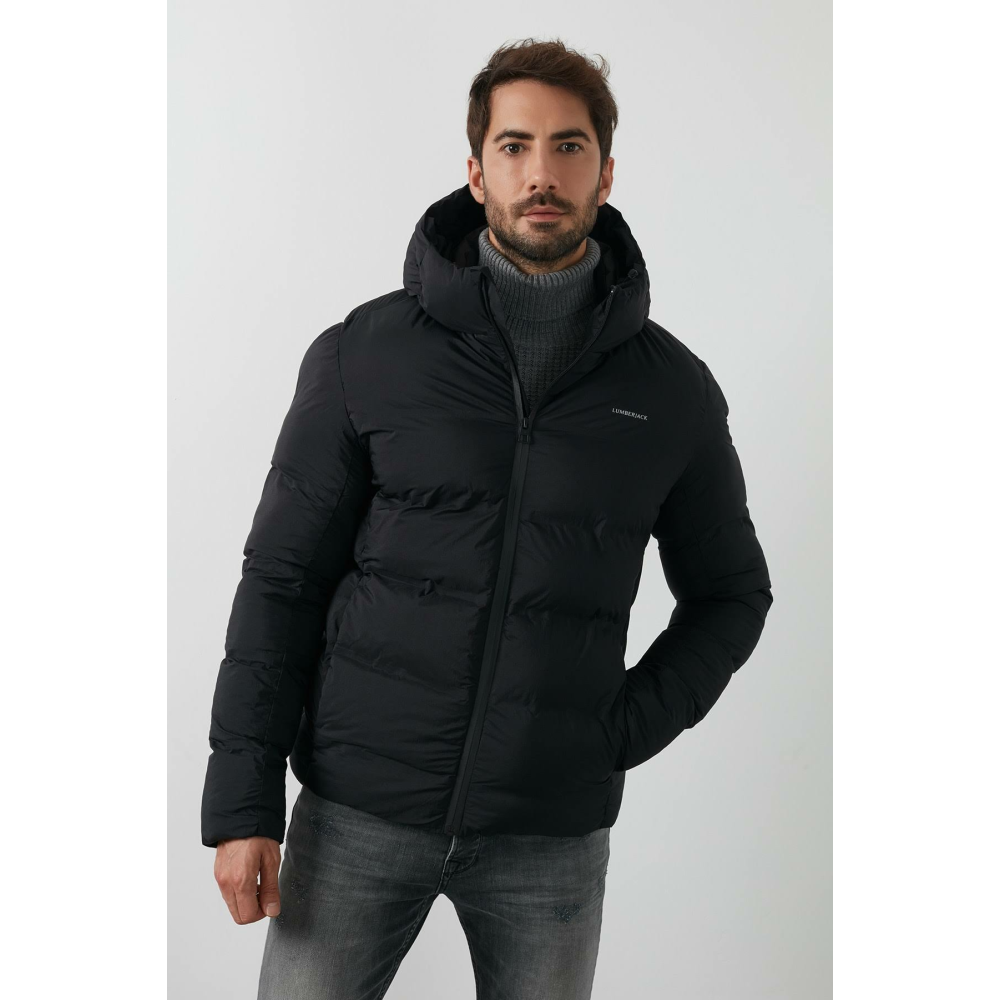 Lumberjack Nolan Coat Erkek Siyah Mont Sn22