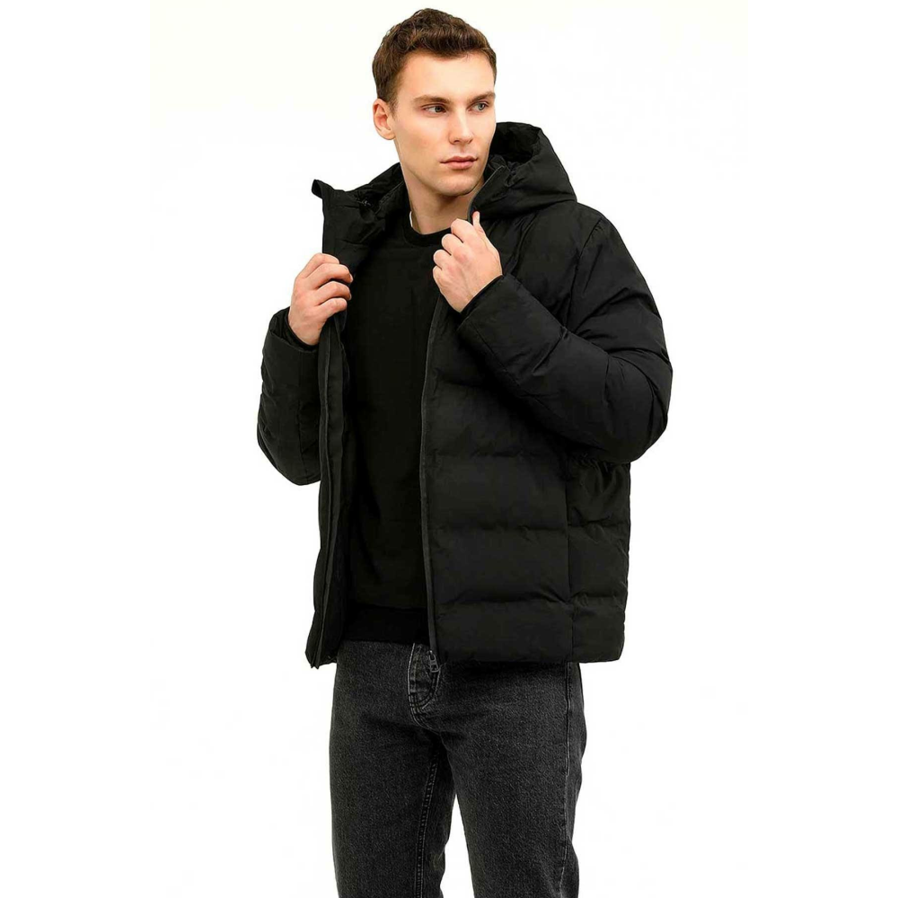 Lumberjack Nolan Coat Erkek Siyah Mont Sn22