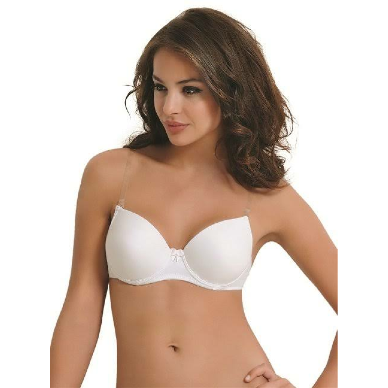 NBB Mikro Kaplı Desteksiz Sütyen 3505 | Beyaz