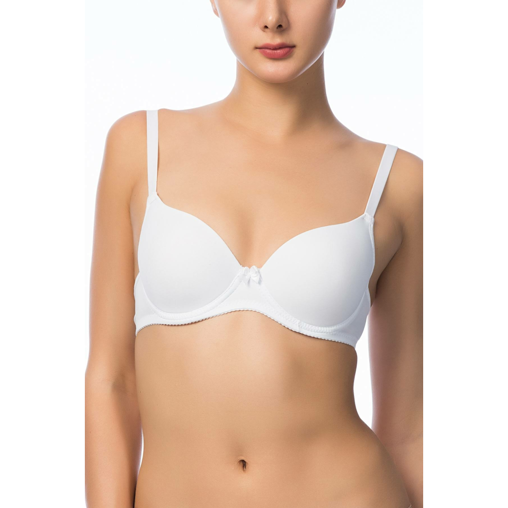 NBB Mikro Kaplı Desteksiz Sütyen 3505 | Beyaz