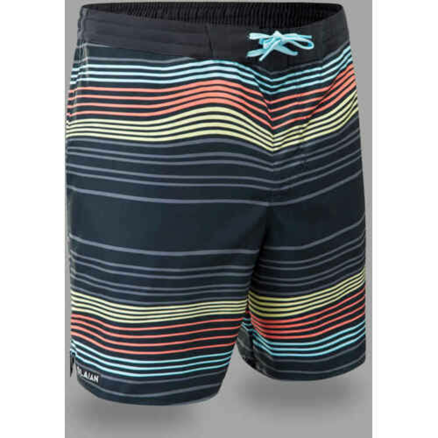 Decathlon Olaian Erkek Deniz Şortu / Uzun Boardshort - Siyah - 100