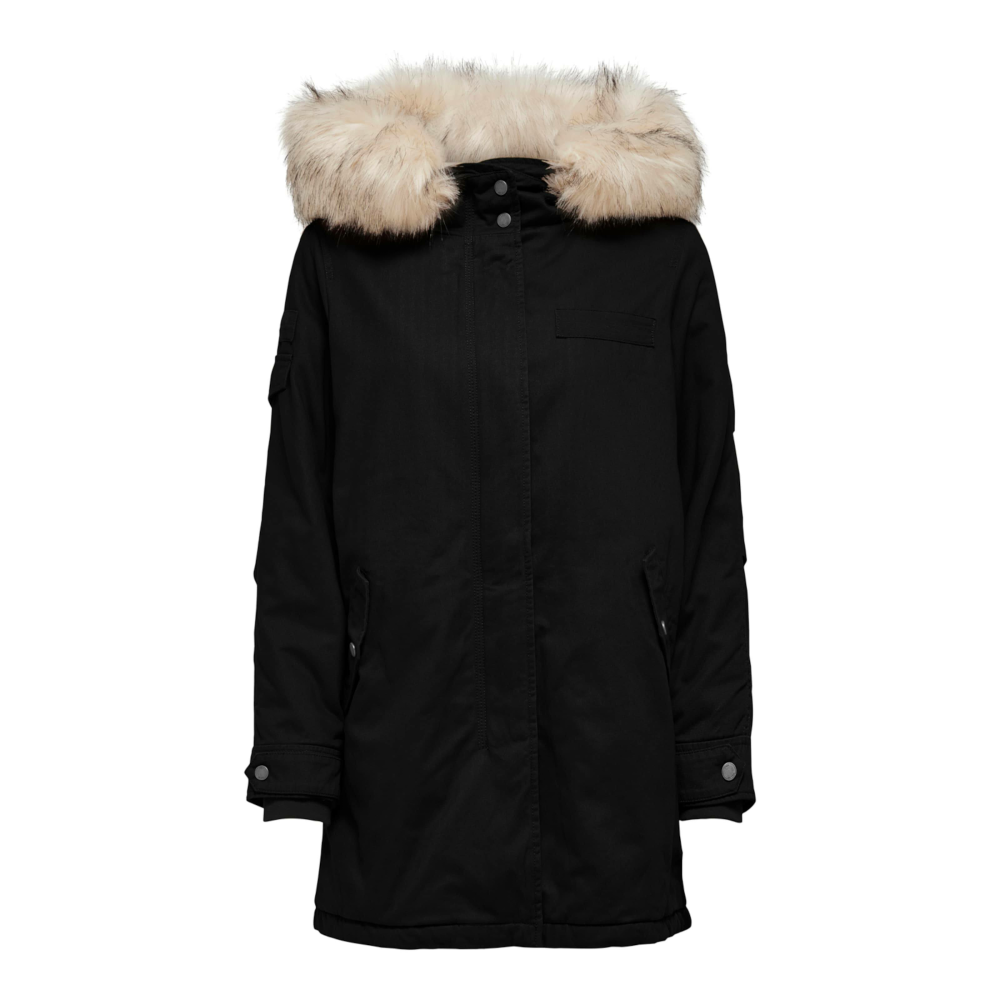 Only Kadın Siyah Parka M 15213755 Modeli