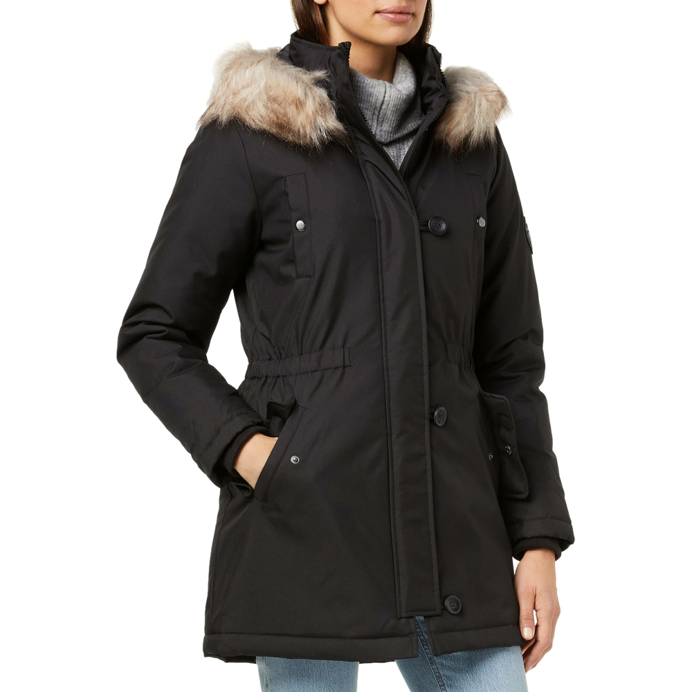 Only Kadın Siyah Parka M 15213755 Modeli