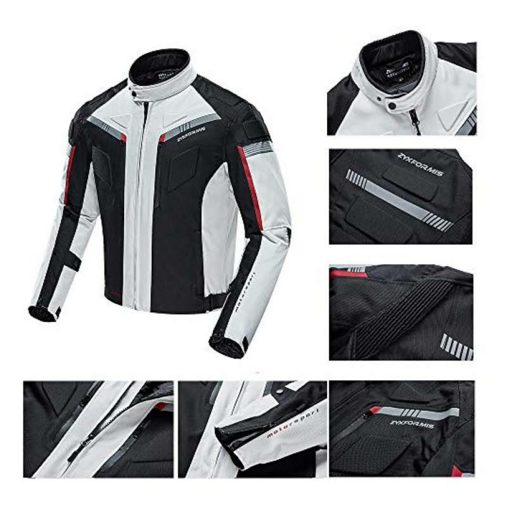 Motosiklet Ceketi Motosiklet Motorcu Su Geçirmez Ceketler Rüzgar Geçirmez Tam Gövde Koruyucu Donanım Zırhlı Sonbahar Yaz Kış Erkekler için