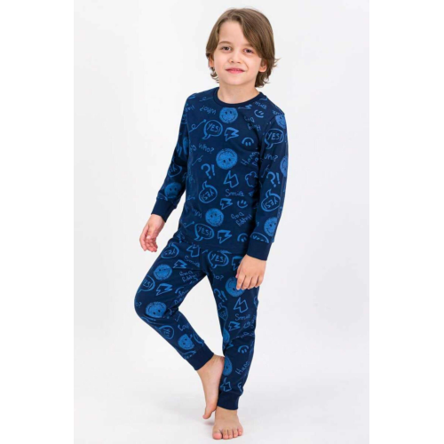 Rolypoly Space Lacivert Erkek Çocuk Pijama Takımı