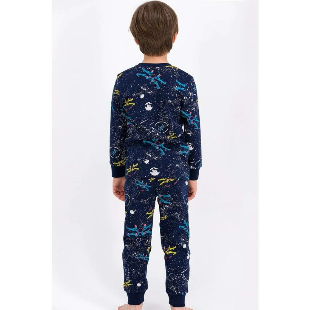 Rolypoly Space Lacivert Erkek Çocuk Pijama Takımı