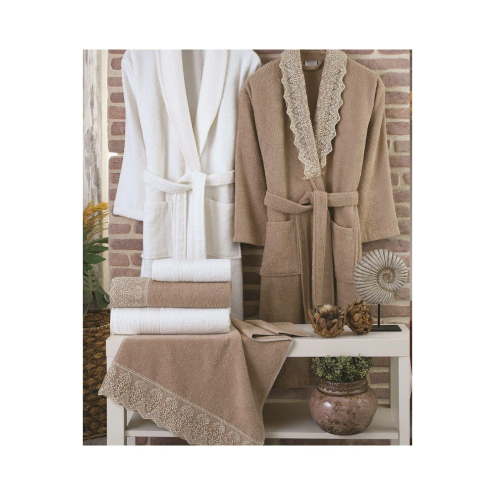 Soley Claris Gri-pudra Aile Bornoz Seti