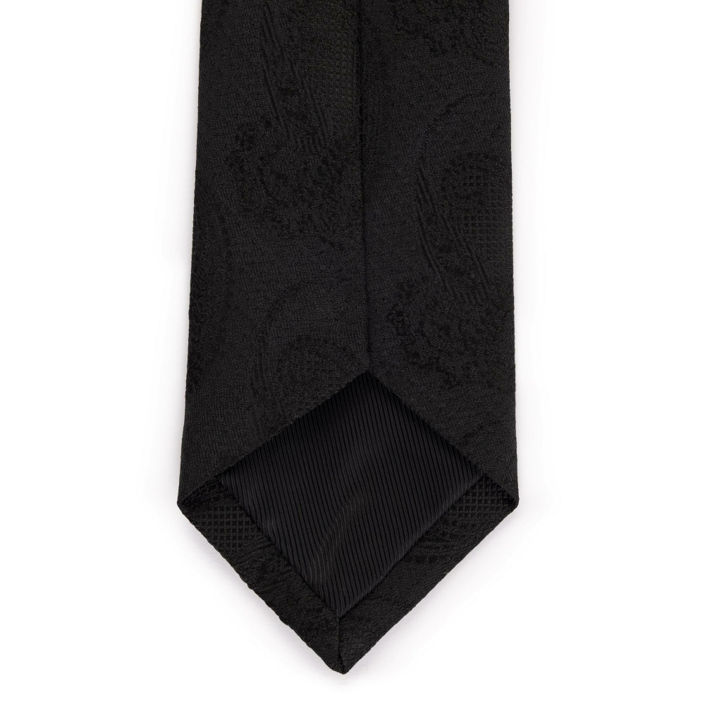 Pierre Cardin Siyah 3'lü Kravat Mendil Set