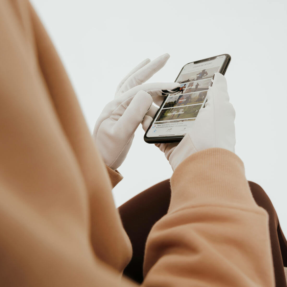 Decathlon Kalenji Siyah Dokunmatik Eldiven / Koşu XL Beden