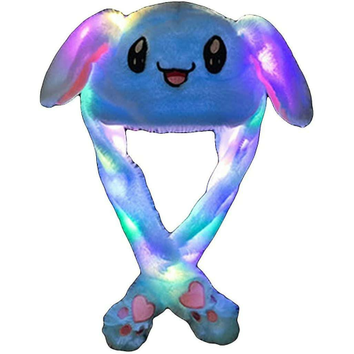 Komik Peluş Tavşan Şapka Kulak Hareket / Zıplama Tavşan Şapka Sevimli Unisex