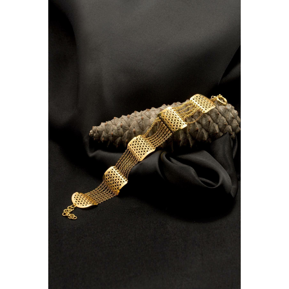 Bilezikci Urfa Akıtması 22 Ayar Altın Bileklik