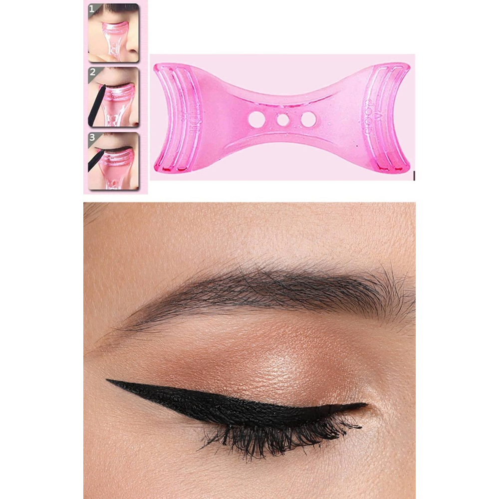 Takıştır Pembe Renk Eyeliner Sürme Aparatı