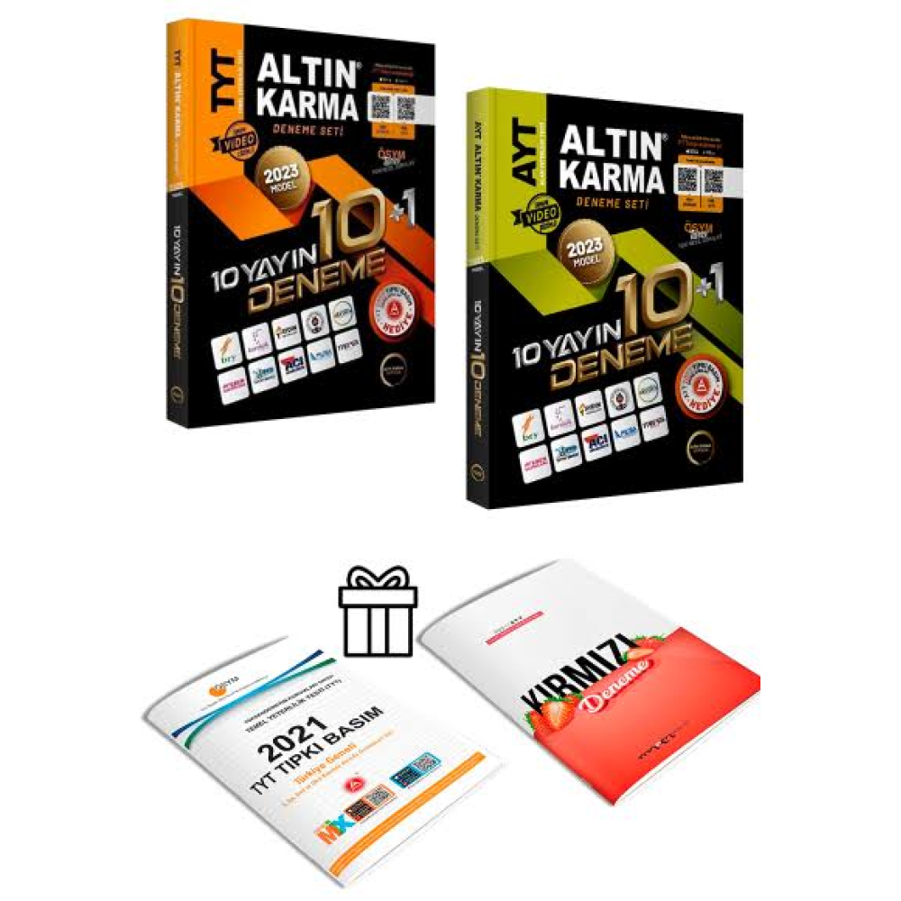 Altın Karma 2023 TYT 10 Farklı Yayın 10+1 Deneme Seti