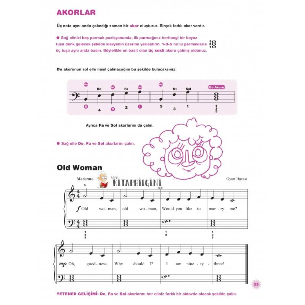 Denes Agay Dan Piyano Çalmayı Öğrenelim 1. Kitap