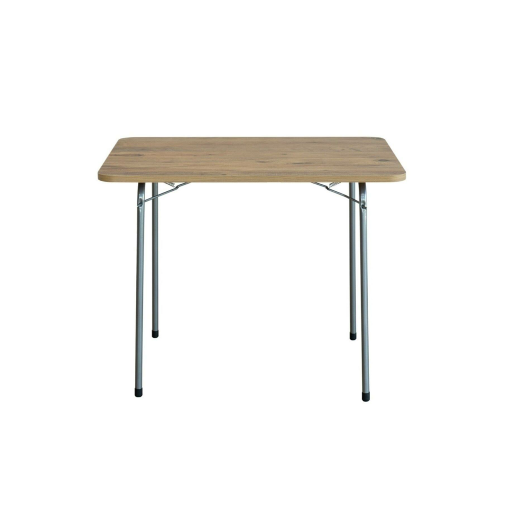 Bofigo 60X80 Çam Desenli Katlanır Masa Balkon Bahçe Kamp Masası Piknik Masası