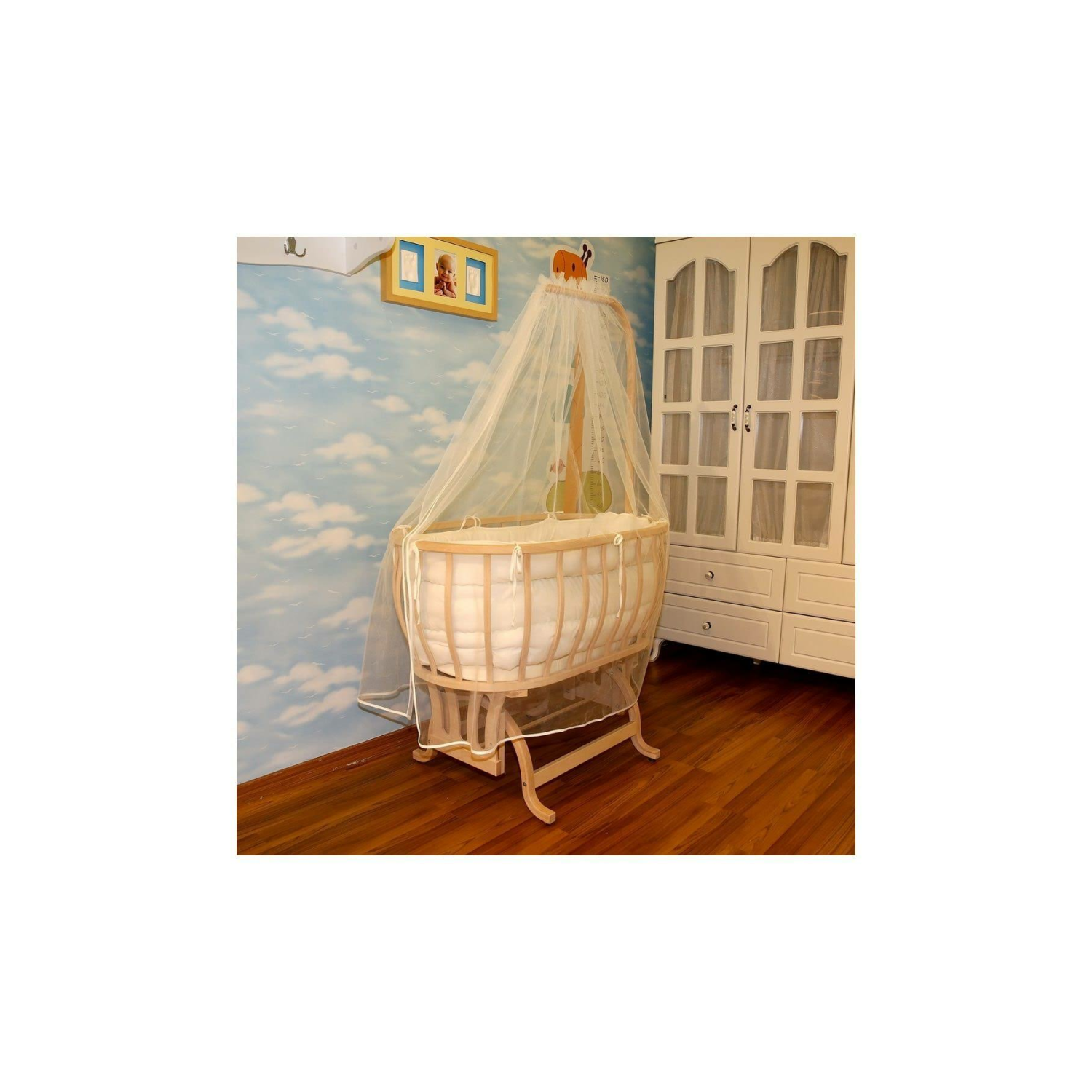 Baby Plus Naturel Sepet Bebek Beşik