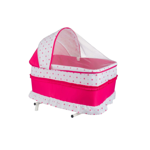 CHUBBY BABY Sallanır Yer Beşiği Anadizi Portatif Beşik Pembe
