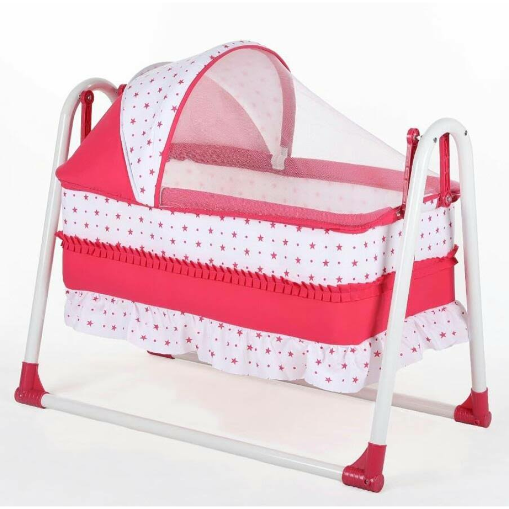 Tommybaby Yuvam Lüx Sepet Beşik Portatif Bebek Beşiği Sallanır