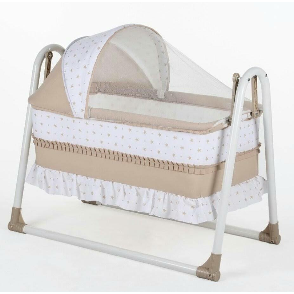 Tommybaby Yuvam Lüx Sepet Beşik Portatif Bebek Beşiği Sallanır