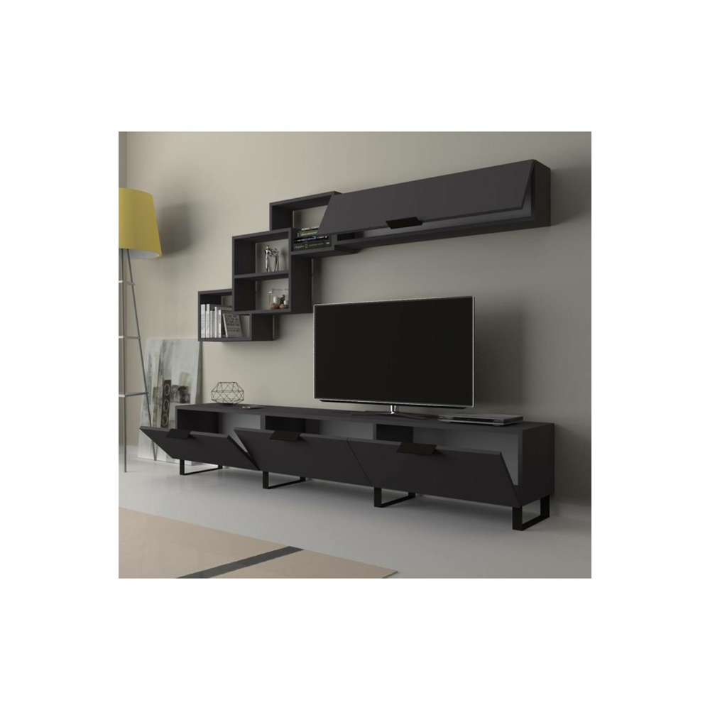 Vivense Dmodül Losta Metal Ayaklı Tv Ünitesi 210 Cm Gri