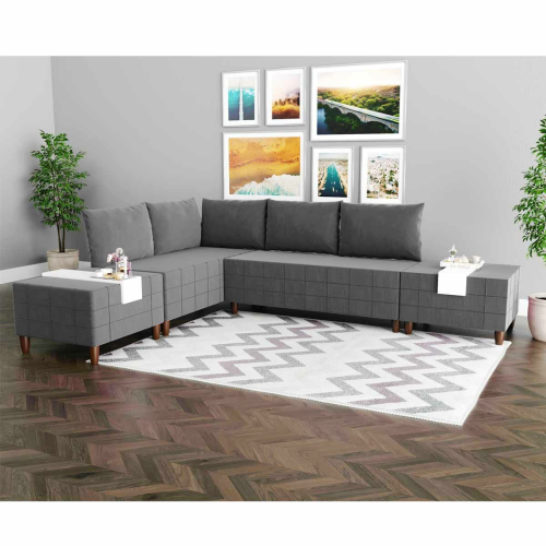 Evdemo Anatolia L Köşe Koltuk Takımı Gri