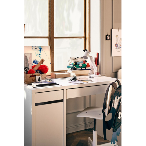 DEKOREX Clm107-beyaz-kapaklı Çalışma Masası