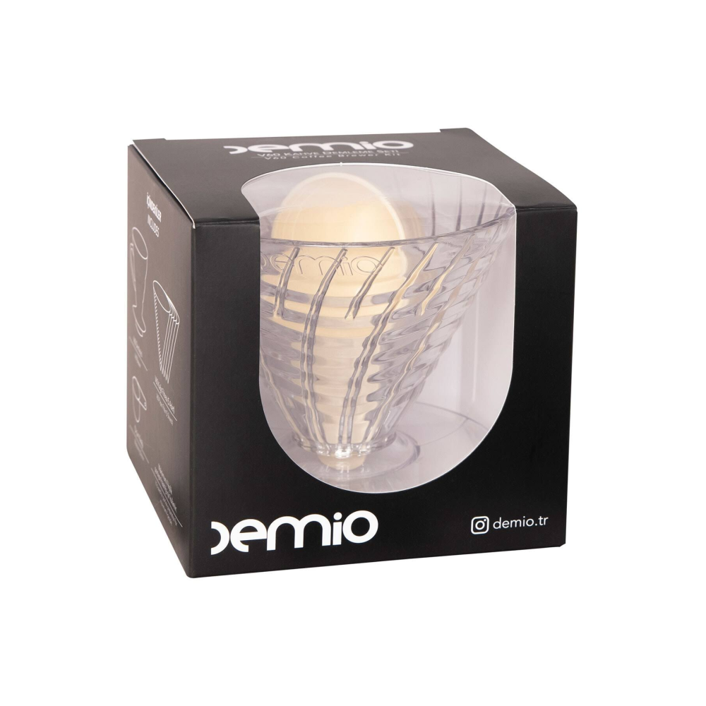 Demio Kahve Demleyici V60 Dripper - Şeffaf