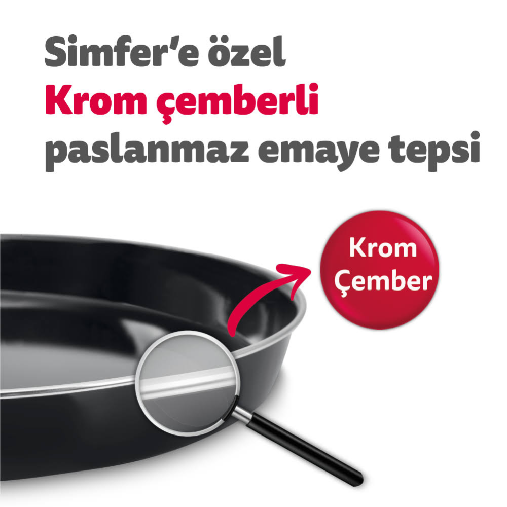 Simfer 4295 Turbo Rustik 42 Lt Midi Fırın