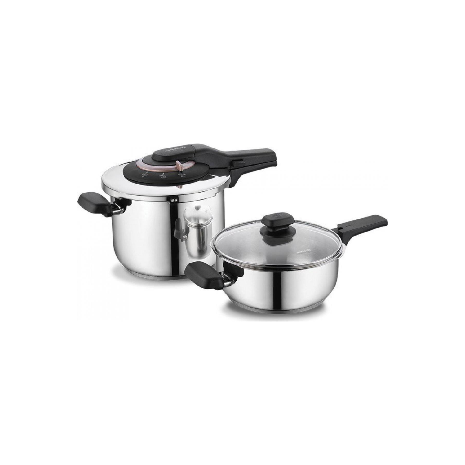 KORKMAZ A168 Vita Plus Quattro 4 Parça Düdüklü Tencere Seti