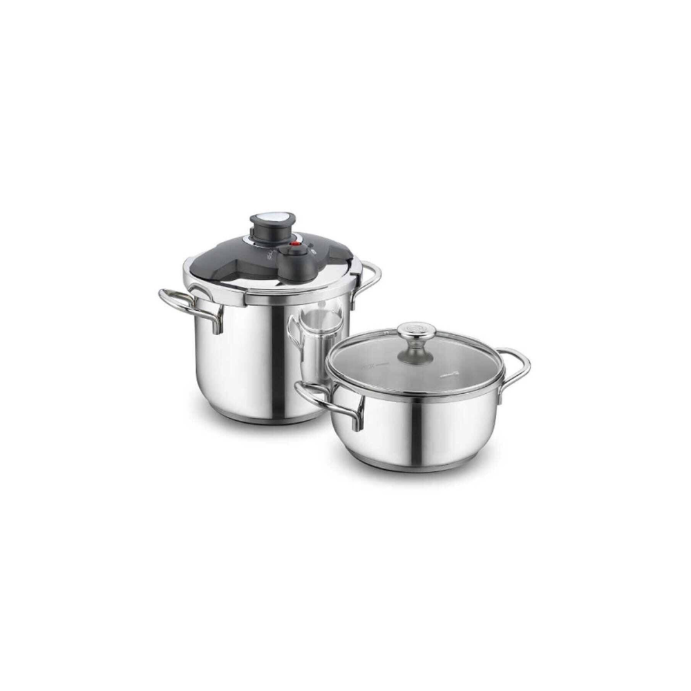 KORKMAZ A171 Alia 4 Parça Düdüklü Tencere Seti